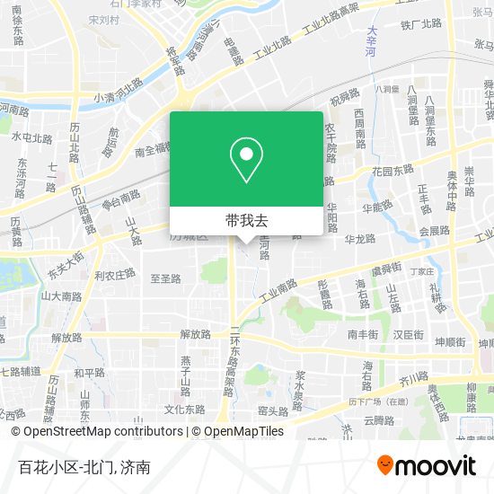 百花小区-北门地图