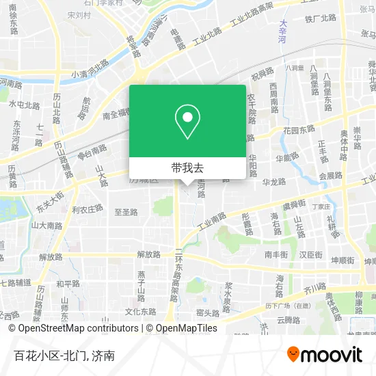 百花小区-北门地图