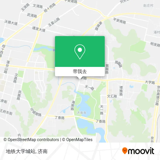 地铁大学城站地图
