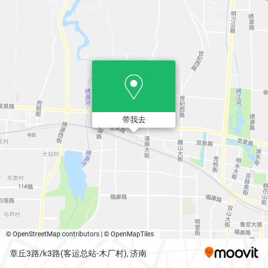 章丘3路/k3路(客运总站-木厂村)地图