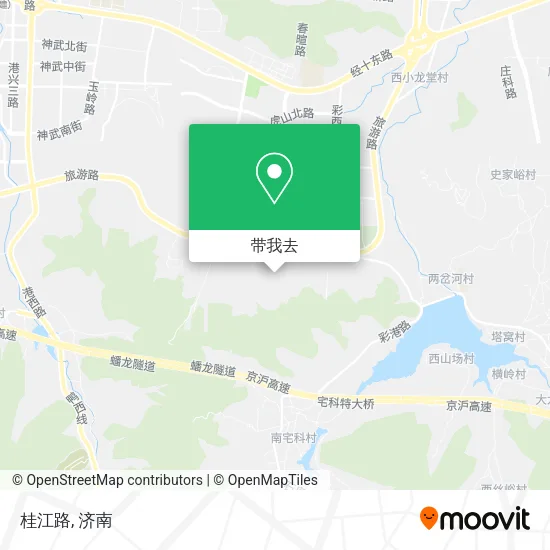 桂江路地图