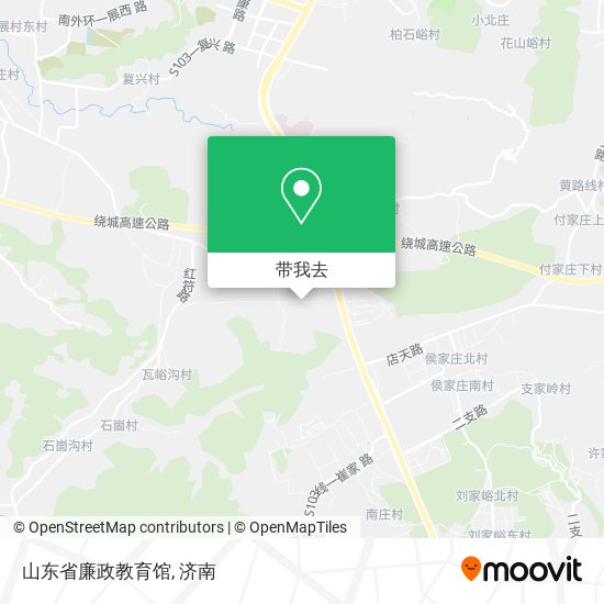 山东省廉政教育馆地图