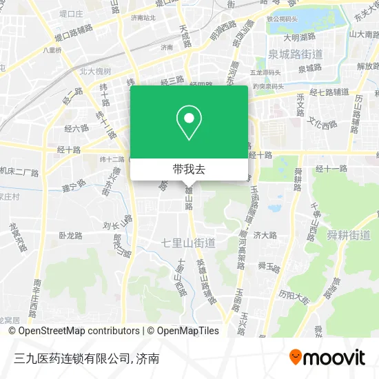 三九医药连锁有限公司地图
