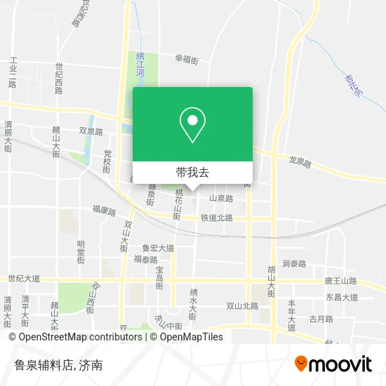 鲁泉辅料店地图
