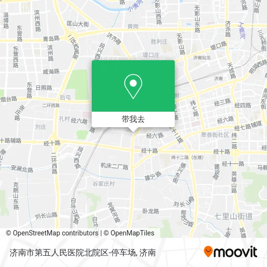 济南市第五人民医院北院区-停车场地图