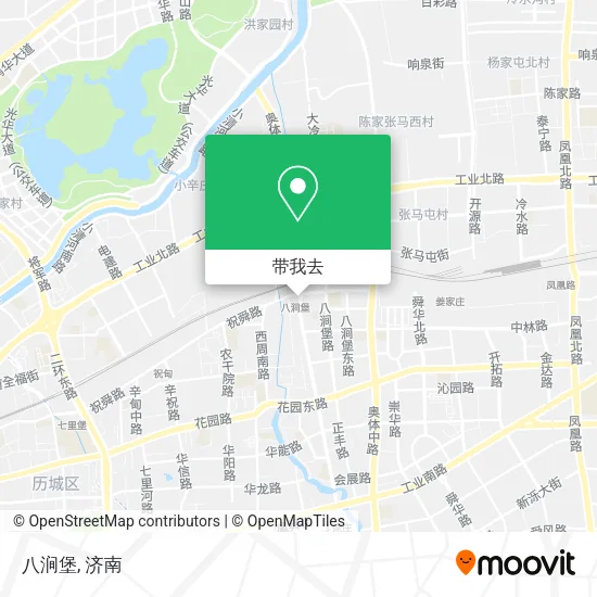 八涧堡地图