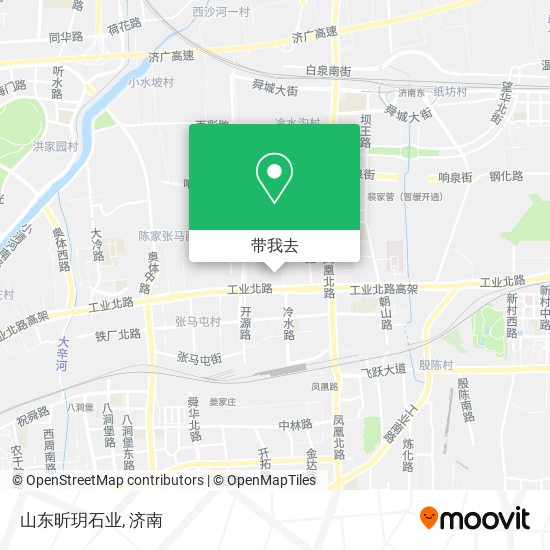 山东昕玥石业地图