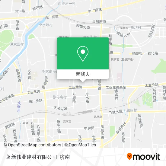 著新伟业建材有限公司地图