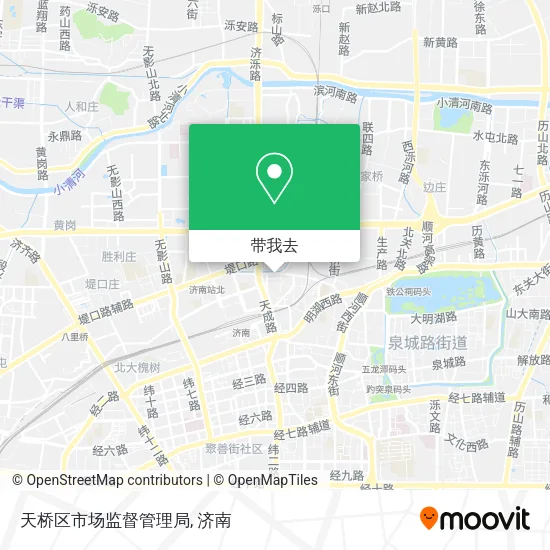 天桥区市场监督管理局地图