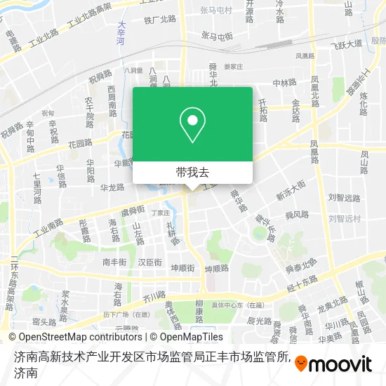 济南高新技术产业开发区市场监管局正丰市场监管所地图