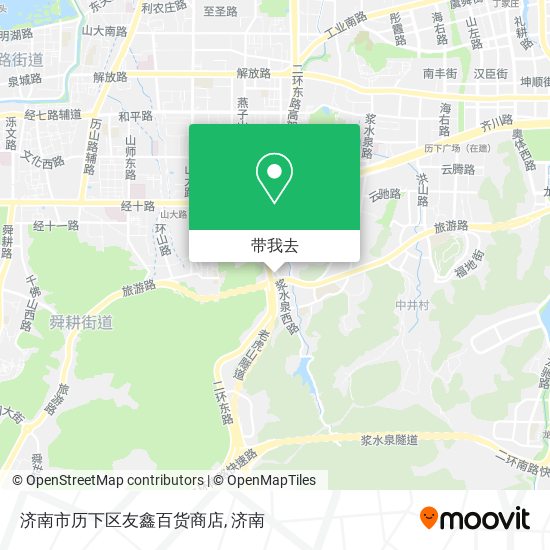济南市历下区友鑫百货商店地图