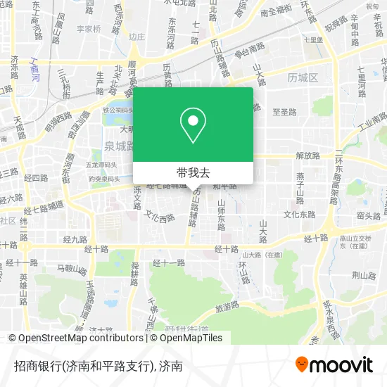 招商银行(济南和平路支行)地图