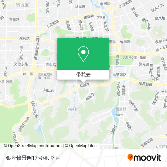 银座怡景园17号楼地图