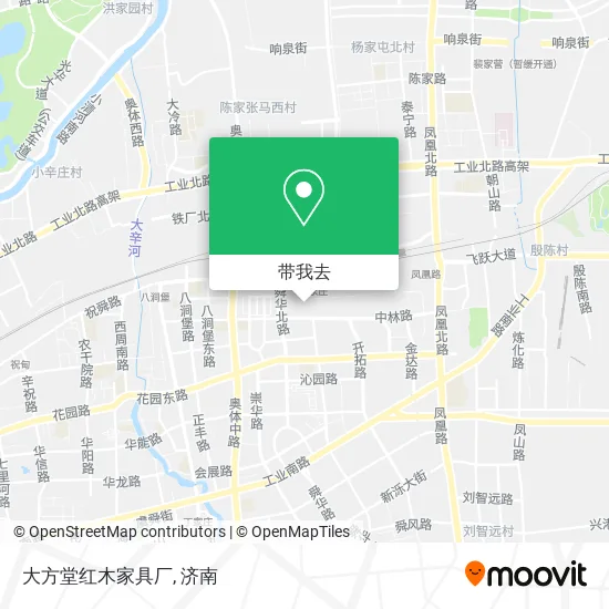 大方堂红木家具厂地图