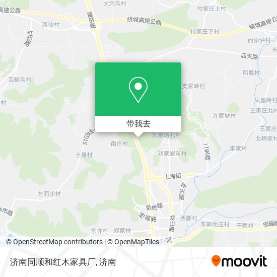 济南同顺和红木家具厂地图
