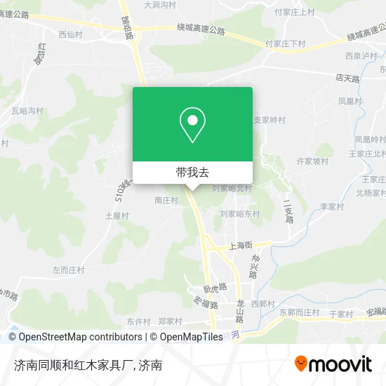 济南同顺和红木家具厂地图