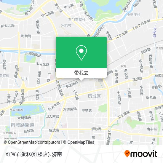 红宝石蛋糕(红楼店)地图