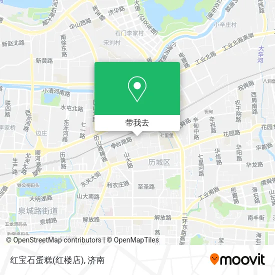 红宝石蛋糕(红楼店)地图