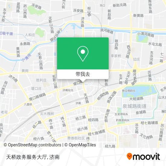 天桥政务服务大厅地图