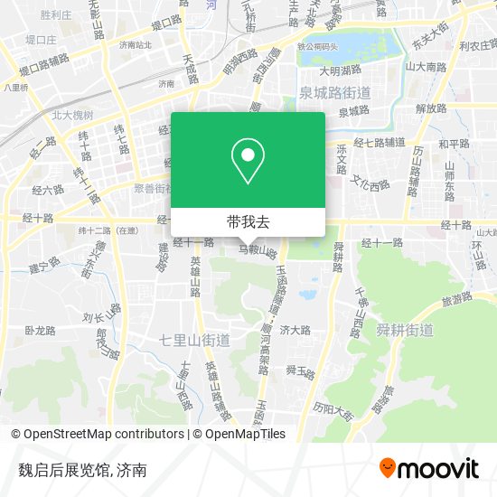 魏启后展览馆地图