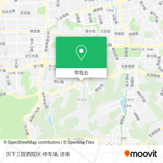 历下三院西院区-停车场地图