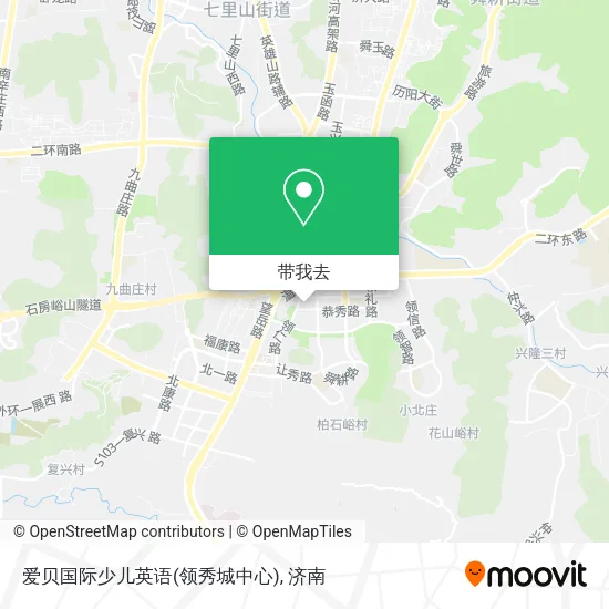 爱贝国际少儿英语(领秀城中心)地图