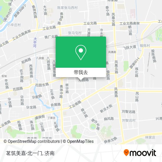 茗筑美嘉-北一门地图
