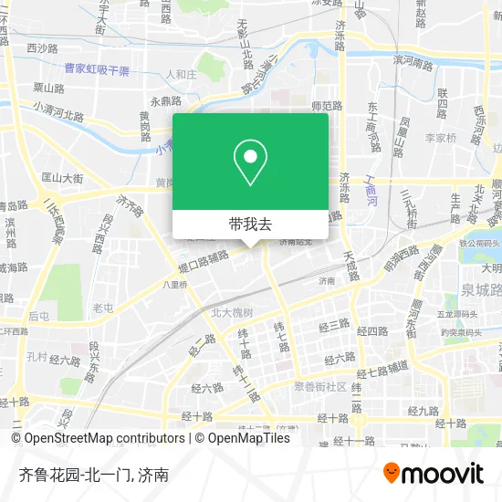 齐鲁花园-北一门地图