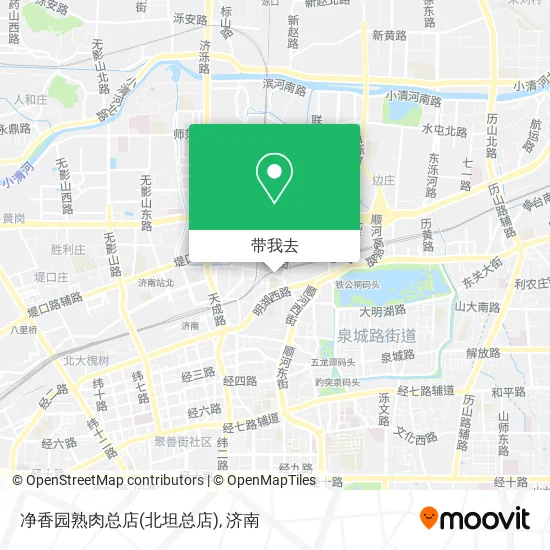净香园熟肉总店(北坦总店)地图