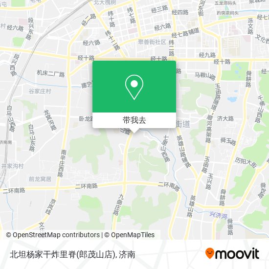 北坦杨家干炸里脊(郎茂山店)地图