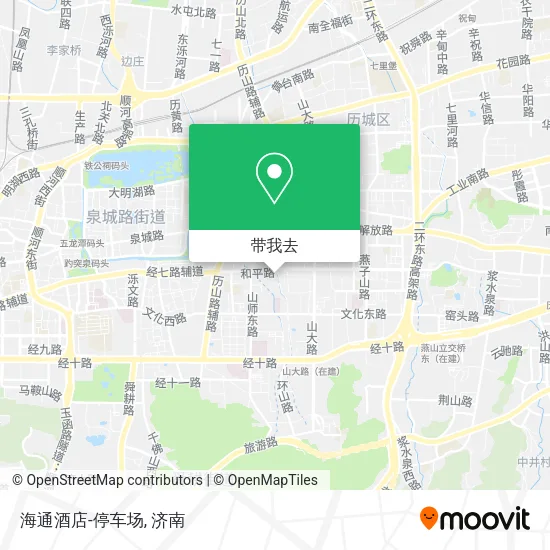 海通酒店-停车场地图