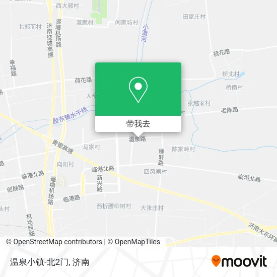 温泉小镇-北2门地图