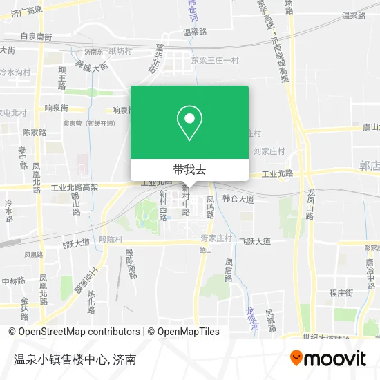 温泉小镇售楼中心地图