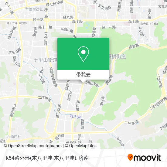 k54路外环(东八里洼-东八里洼)地图