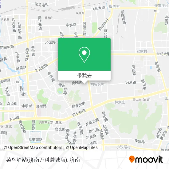 菜鸟驿站(济南万科麓城店)地图