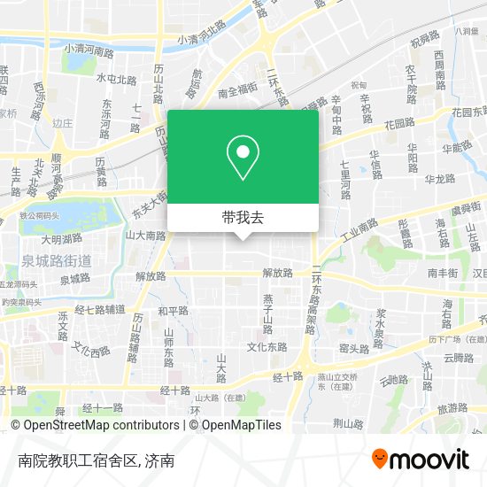 南院教职工宿舍区地图