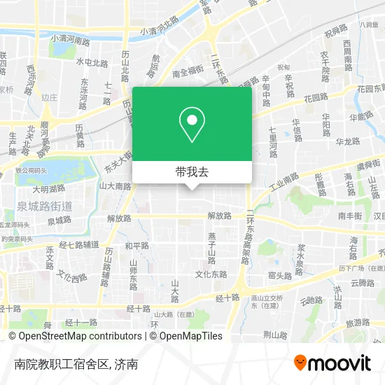 南院教职工宿舍区地图