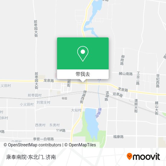 康泰南院-东北门地图