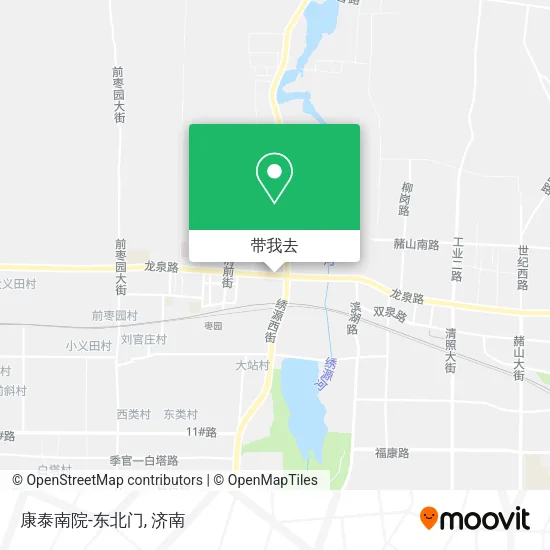 康泰南院-东北门地图