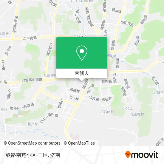 铁路南苑小区-三区地图