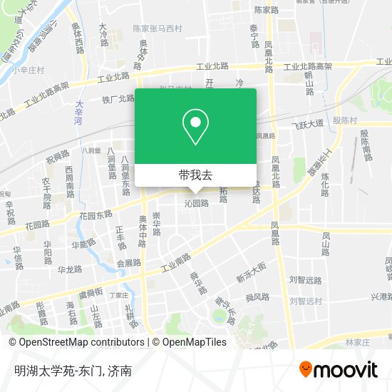 明湖太学苑-东门地图
