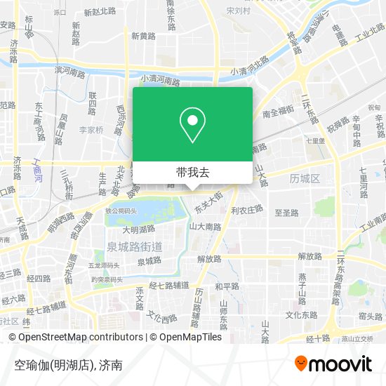 空瑜伽(明湖店)地图