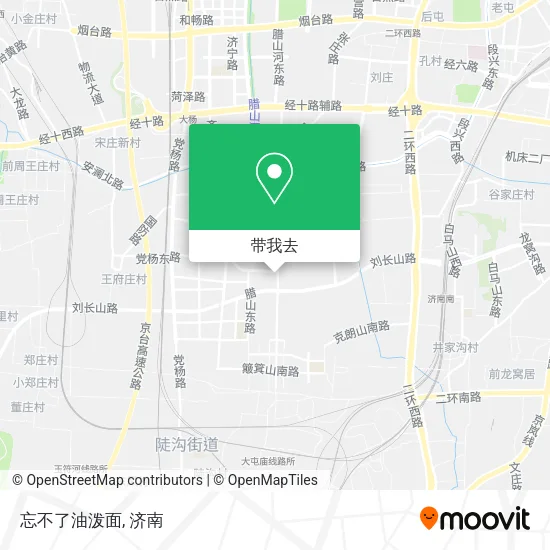 忘不了油泼面地图