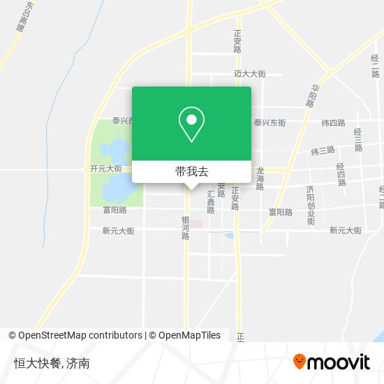 恒大快餐地图