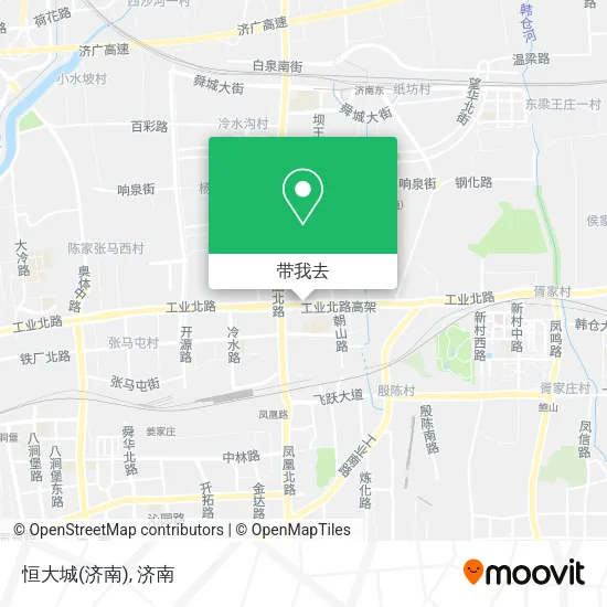 恒大城(济南)地图