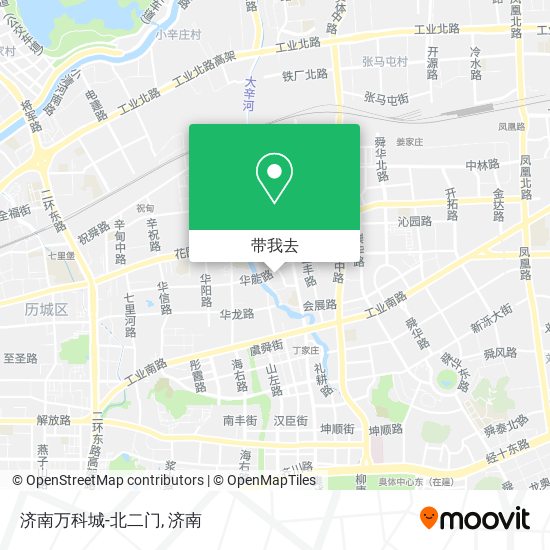 济南万科城-北二门地图