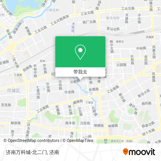 济南万科城-北二门地图