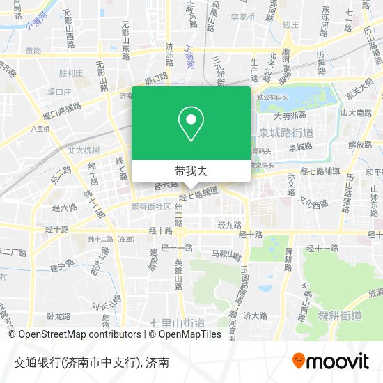 交通银行(济南市中支行)地图