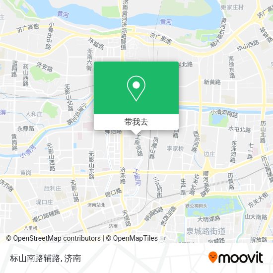 标山南路辅路地图