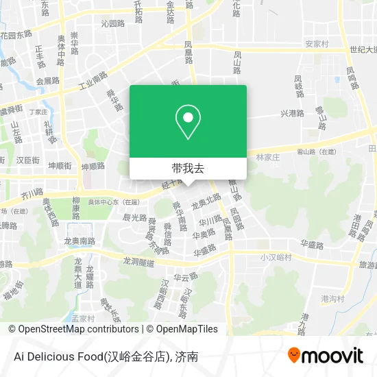 Ai Delicious Food(汉峪金谷店)地图